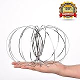 Yida Smart Flow Ring Kinetic Spring Toy 3D Sculpture Ring for Kids (Natural-color)