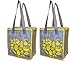 Earthwise Large Insulated Reusable Grocery Bag Shopping Hot Cold Thermal Cooler w/zipper closure (Set of 2)