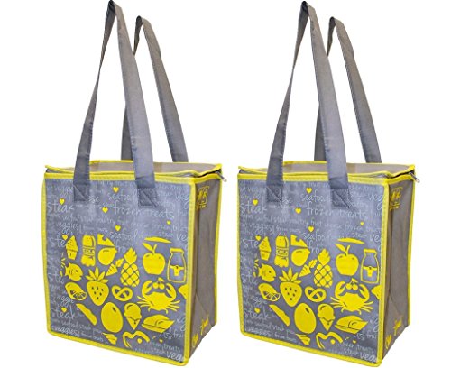 Earthwise large insulated reusable grocery bag shopping…