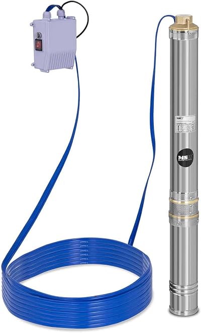 MSW Motor Technics Deep Well Submersible Pump 4800 l/h 750W 91m Stainless Steel