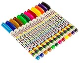 Dry Erase Whiteboard Markers - 12 Pack - Thin Style