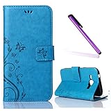 Galaxy J5 Case,Samsung Galaxy J5 Case,EMAXELER Stylish Wallet Case [Kickstand Flip Case][Credit Cards Slot][Cash Pockets]Cool PU Leather Flip Wallet Case with Stand For Samsung Galaxy J5--Blue