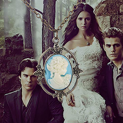 Zaky 35 Pezzi The Vampire Diaries - Set Con Collane, Anelli, Orecchini E Adesivi Per Fan - 5