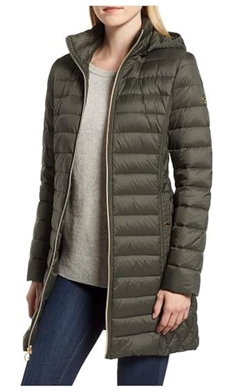 michael kors down jacket with hood