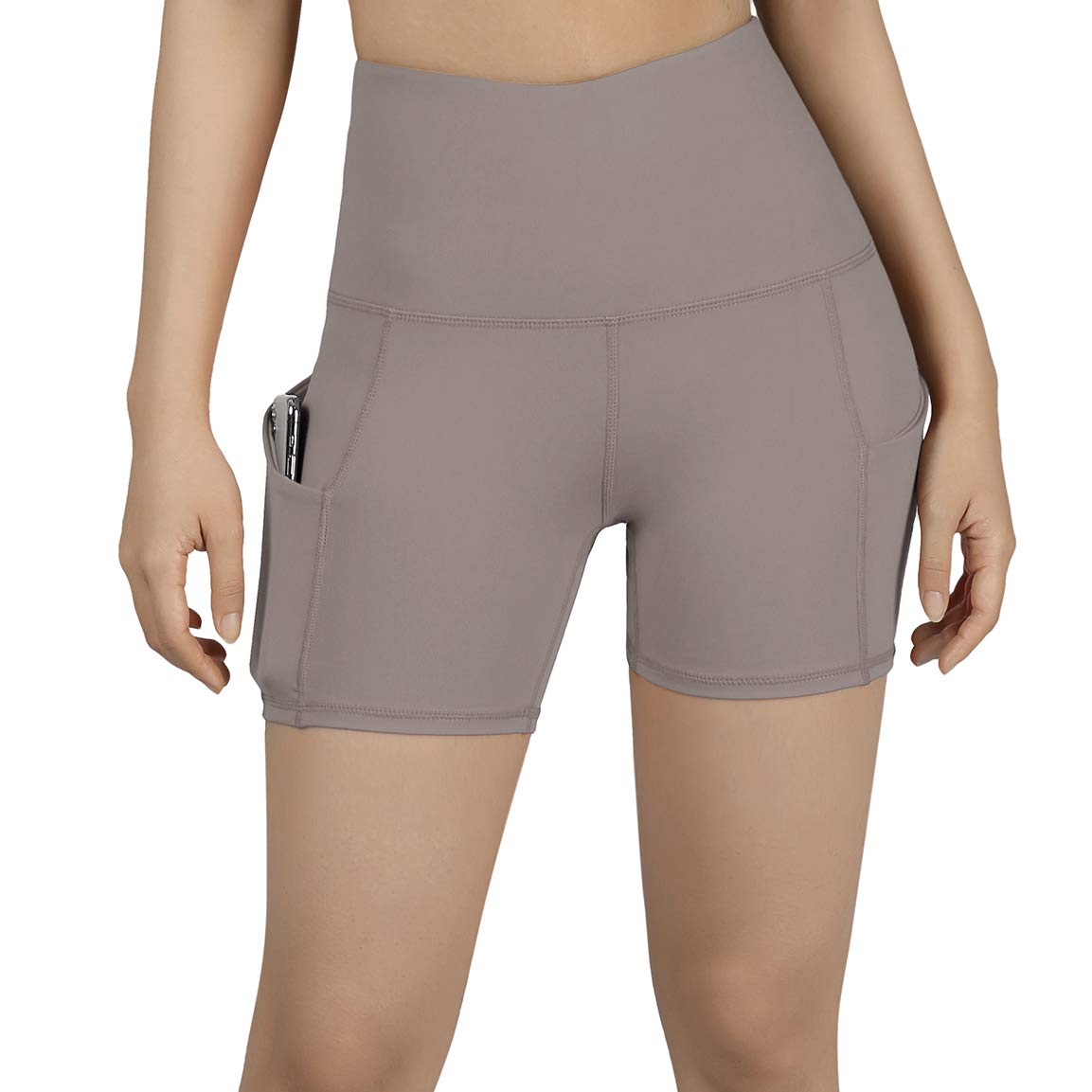 ODODOS High Waist Out Pocket Yoga Short 