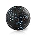 9HORN Premium Ball-Shaped Foam Roller Extra Firm 4 Inches Diameter Blue Speckles