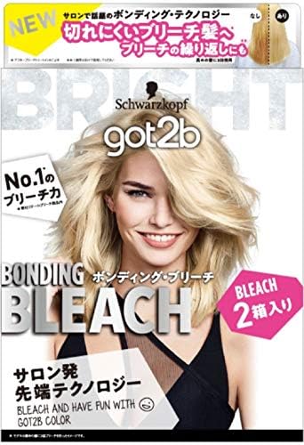 シュワルツコフ Schwarzkopf 医薬部外品 激安卸販売新品 Got2b ゴットゥービー ボンディング ブリーチ 2箱入り サロンで話題 ダメージレスを追求 ダブルカラー ブリーチオンカラー ケアブリーチ アフターブリーチトリートメントによる 切れにくいブリーチ髪へ ヘア