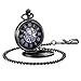LYMFHCH Steampunk Roman Mechanical Pocket Watch, Mens Hands Scale Skeleton Pocket Watch with Chain Christmas Graduation Gifts Fathers Day