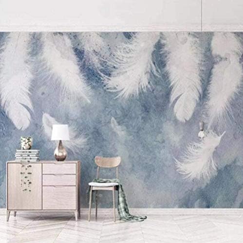 山笑の美 壁紙壁画壁紙現代の3d中華インク手描きの羽の壁画壁紙リビングルームの寝室の装飾 250x175cm