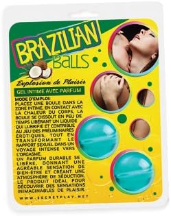 Amazon De Secret Play Brazilian Balls Azul Gel Intimo Con Perfume