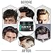 Strong Hold Hair Wax, LuckyFine Hair Styling Clay, Hair Styling Pomade for Man, Unisex Clear Hair Wax for Thickened, Non-Greasy Water Soluble Textured Hair Mud Cream for Gift 4.23.oz