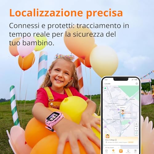 imoo Watch Phone 4G Kids Smart Watch with HD Video Calling, Kids Smartwatch with GPS and Real-Time Tracking, IPX8 Water Resistance (Z3, Blue)