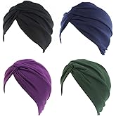 beauty YFJH Chemo Sleep Turban Headwear Scarf Beanie Cap Hat for Cancer Patient Hair Loss