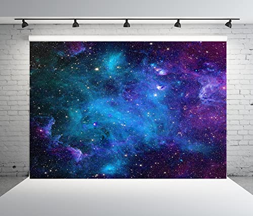 BELECO 3.5x2.5m Kosmischer Galaxie-Hintergrund aus Stoff, Sternenhimmel, Milchstraße, Sterne, Hintergrund, Universum, Weltraum-Thema, Fotohintergrund,