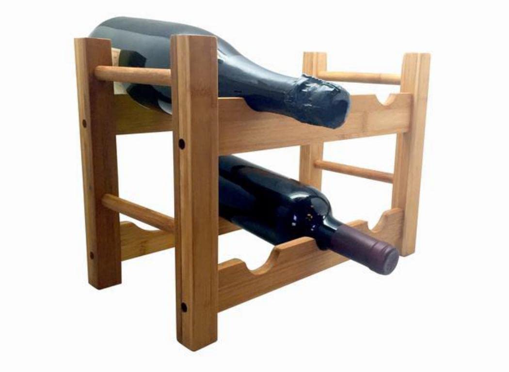 Vin Bouquet FIC 118 Bamboo rack 6 bottles. Easy assembly and easy to joint more units