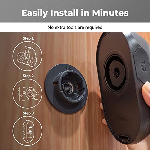 Brinno Peephole Camera WiFi SHC1000W, Peephole Camera for Apartment Door with Motion Sensor