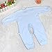 FEITONG Baby Boy Girl Infant Romper Jumpsuit Bodysuit Cotton Clothes Outfit (Age:0-3Months, Blue)