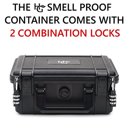 Herb Guard Smell Proof Container with 2 Combination Locks Discreet