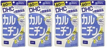 Amazon ﾒｰﾙ便 Dhc カルニチン 60日分 300粒 4個セット Dhc ディー エイチ シー カルニチン
