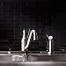 Aspect Peel and Stick Backsplash Ebony Glass Backsplash Tile for Kitchen and Bathrooms (8-Pack)