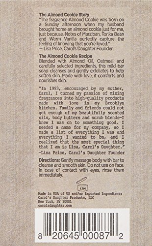 Carol's Daughter Almond Cookie Oatmeal Bar Soap, , 7 oz