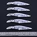 Aorace 20pcs/lot 11.2cm 9g Unpainted Minnow Baits Fishing Lure Body Minnow Blank Rattling Baits