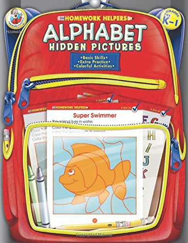 Alphabet Hidden Pictures Homework Helper, Grades PreK to 1