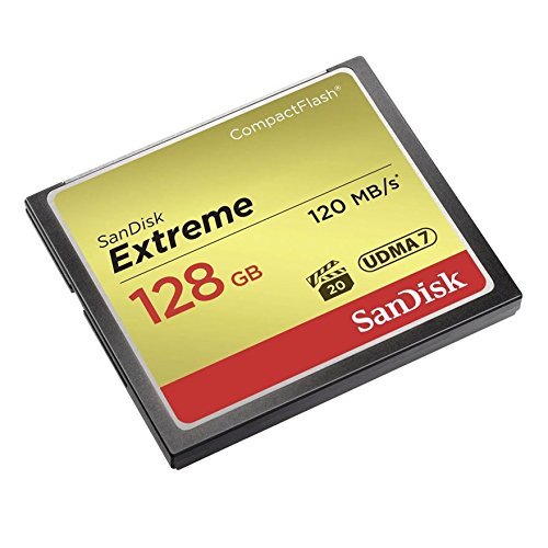 SanDisk Extreme 128GB CompactFlash Memory Card (SDCFXSB-128G-G46)