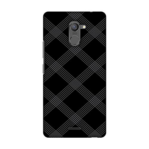 AMZER Slim Designer Snap On Hard Shell Case Back Cover with Screen Care Kit for Infinix Hot 4 Pro - Carbon Fibre Redux 5