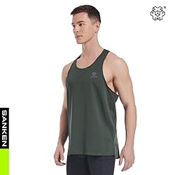 Sanken Men's Seamless Running Tank Tops Ultra