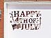 Collections Etc Patriotic Holiday Garage Door 17 Piece Magnet Set, Removable and Repositionable Outdoor Decor