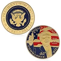 Non-currency Coins - Donald Trump Commemorative Challenge Coin 45th President The United States Gift - Coin Shirt President P10 Collect Cable Trump Trump Trump Band Trump Trump Grey Tshirt Sh