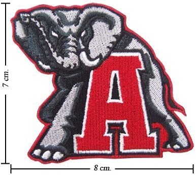 Alabama Crimson Tide Logo Embroidered Iron Patches