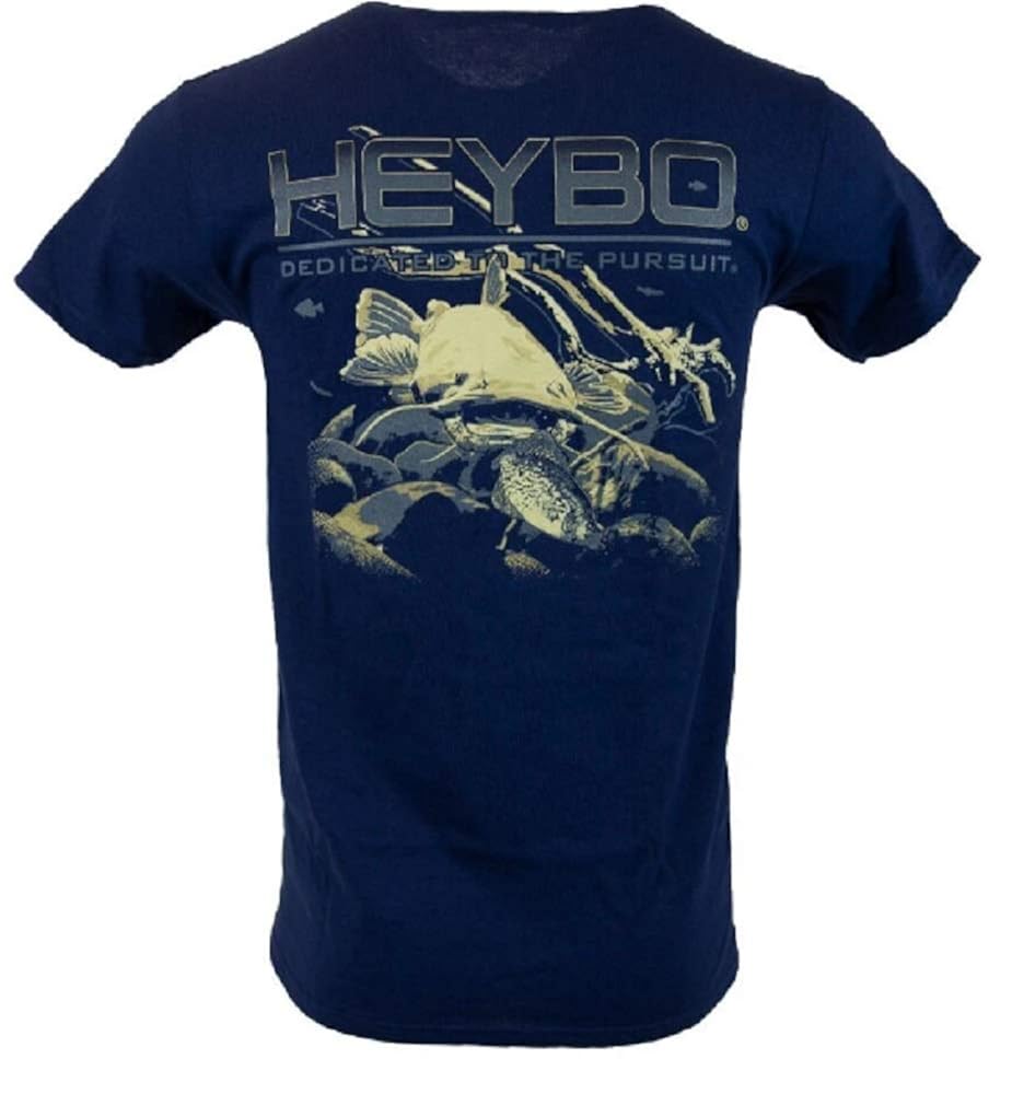 Buy Heybo Flathead Men's TShirt (Navy, XLarge) at Amazon.in