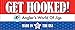 Angler's World of Jigs Round Fishing Jig Heads - Assorted Colors (50 Pack, 1/4 oz)