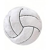 Volleyball Sports Pillow Fluffy Soft Throw Pillow Toy ,14" Durable Sport Basketball Plush Toys,Plush Pillow Toys Gift for Kids Boy Girls Children Room Decoration