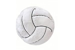 OPHRBU Volleyball Sports Pillow Fluffy Soft Throw Pillow Toy ，14" Durable Sport Basketball Plush Toys,Plush Pillow Toys Gift for Kids Boy Girls Children Room Decoration