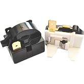Compressor 4.7 Ohm 3-Pin PTC Starter/Start Relay and Overload Kit | Fits Mini Fridges, Compact Refrigerators, Beverage &amp; Wine/Beer Coolers, Deep Freezers, Beer/Wine Refrigerators