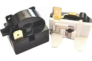 KongV Compressor 4.7 Ohm 3-Pin PTC Starter/Start Relay and Overload Kit Compatible with Mini Fridges, Compact Refrigerators, Beverage & Wine/Beer Coolers, Deep Freezers, Beer/Wine Refrigerators
