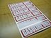 6 pack GASOLINE ONLY Decals / Stickers / Labels / Markers Fuel Gas