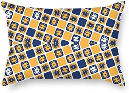 Caiemreo Pillow Covers Of Geometry For Teens Boys Divan Him Home Office Wedding Seat (2 Sides)