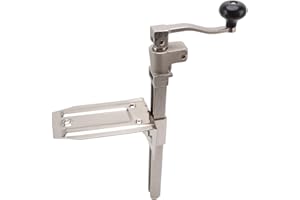 Funien Convenient Screw in Base Steel Can Opener Desktop Mounted for Easy Opening in Kitchen and Canteen