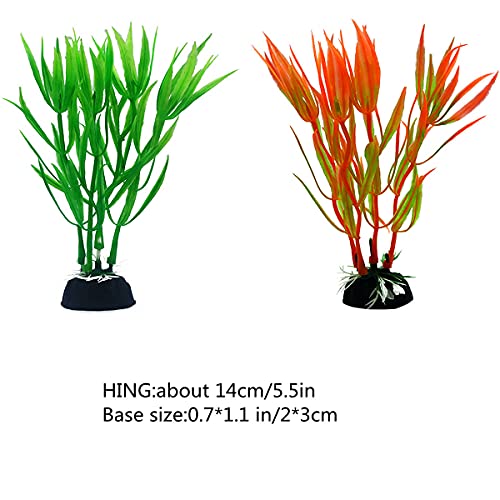 Aquarium Decorations Plastic Plants Cave Rock 16pack Fish Tank Plants Fish Tank Decorations Accessories Decor Set with Resinous Barrel Hideouts Coral Aquarium Plants and Starfish