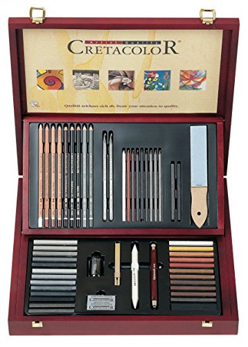 Cretacolor Selection Wood Drawing Set 53Pc