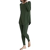 Latuza Women's Viscose Tunic Pajamas Leggings Lounge Set