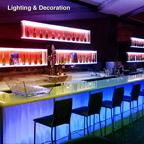 Elfeland LED Strip Lights Work with Alexa Google Assistant 32.8FT/10M 300 LEDs SMD5050 Dreamcolor Strip Lights Wireless Phone APP Controlled Rope Light Waterproof Flexible Tape Light Kit