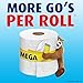 Charmin Ultra Strong Toilet Paper, 6 Mega Rolls Packaging May Vary