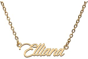GR859C Name Tag Necklaces for Her His Friends Familys Relationship Memory Jewelry Gift