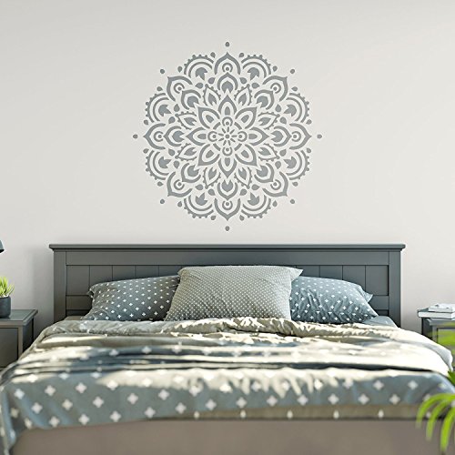 Mandala Stencil Template - Reusable Large or Small Mandala Sizes for Crafts - Perfect Wall Stencils for Home Decor