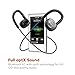 TaoTronics Bluetooth Headphones Wireless in Ear Earbuds Sports Earphones with Microphone, Black (8 Hours Playtime, Bluetooth 4.1, Hands Free Calling, Maximum Compatibility) (Red)